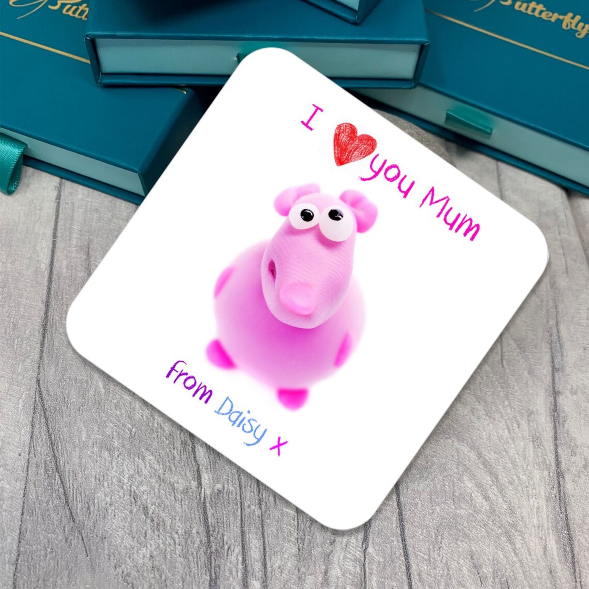 Drinks Coaster - I love You